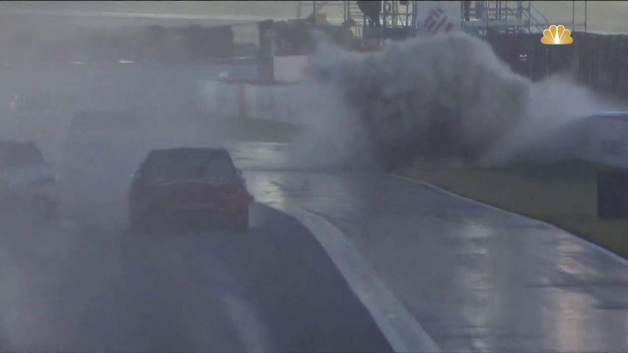 NASCAR Xfinity Series 2020 Charlotte Roval Race Parker Crash Stop By Water