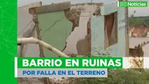¡Ayuda!, llamado de habitantes de barrio en ruinas en Carmen de Bolívar