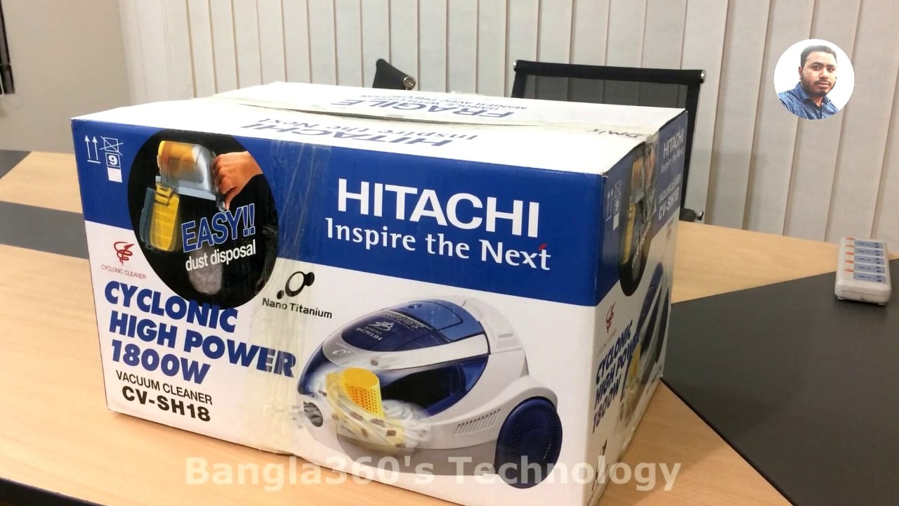 Hitachi Vacuum Cleaner CV-SH18 Cyclonic High Power 1800w Vacuum Cleaner CV-SH18 Review