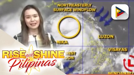 PTV INFO WEATHER: LPA, naging ganap na bagyo; tinawag nang #NikaPh
