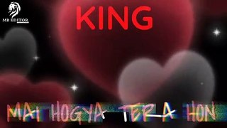 King - Main Ho Gaya Tera [Official Video] EP TALISMANN - Lyrical Video | By MB EDITOR