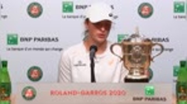 Swiatek 'proud' to be first Polish Grand Slam winner
