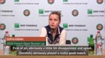 Kenin focusing on positives despite French Open final defeat