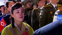 کره شمالی از موشکی قاره‌پیما و غول‌پیکر در رژه پیونگ یانگ رونمایی کرد