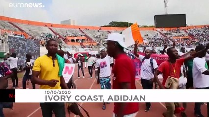 Ivory Coast opposition in united front at 30,000 strong pre-election rally