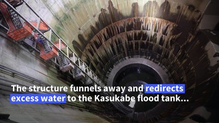 The underground 'Parthenon' protecting Tokyo from floods