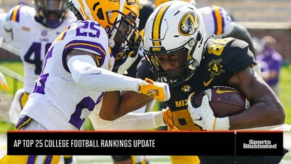 AP Top 25 College Football Rankings Update