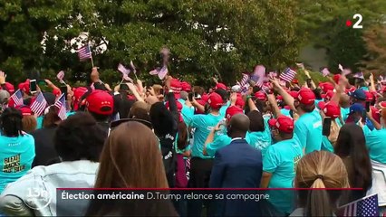Élection américaine : Donald Trump relance sa campagne