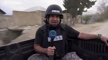 Haut-Karabakh : des villages fantômes, l'équipe d'Euronews embarquée avec l'armée azerbaïdjanaise