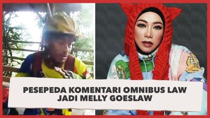 Ngakak, Kritik Omnibus Law Lelaki Ini Malah Sebut Melly Goeslaw