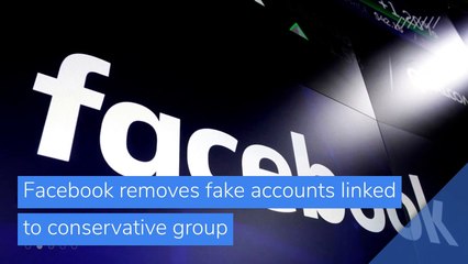 Facebook removes fake accounts linked to conservative group, and other top stories in business from October 12, 2020.