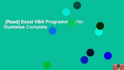[Read] Excel VBA Programming for Dummies Complete