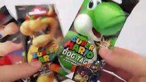 SURPRISE SUPER MARIO TOYS 3D Blind Bags Dog Tags Donkey Kong vs Luigi Kids Video