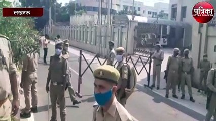 हाथरस का पीड़ित परिवार के लिए लखनऊ में कड़ी सुरक्षा व्यवस्था