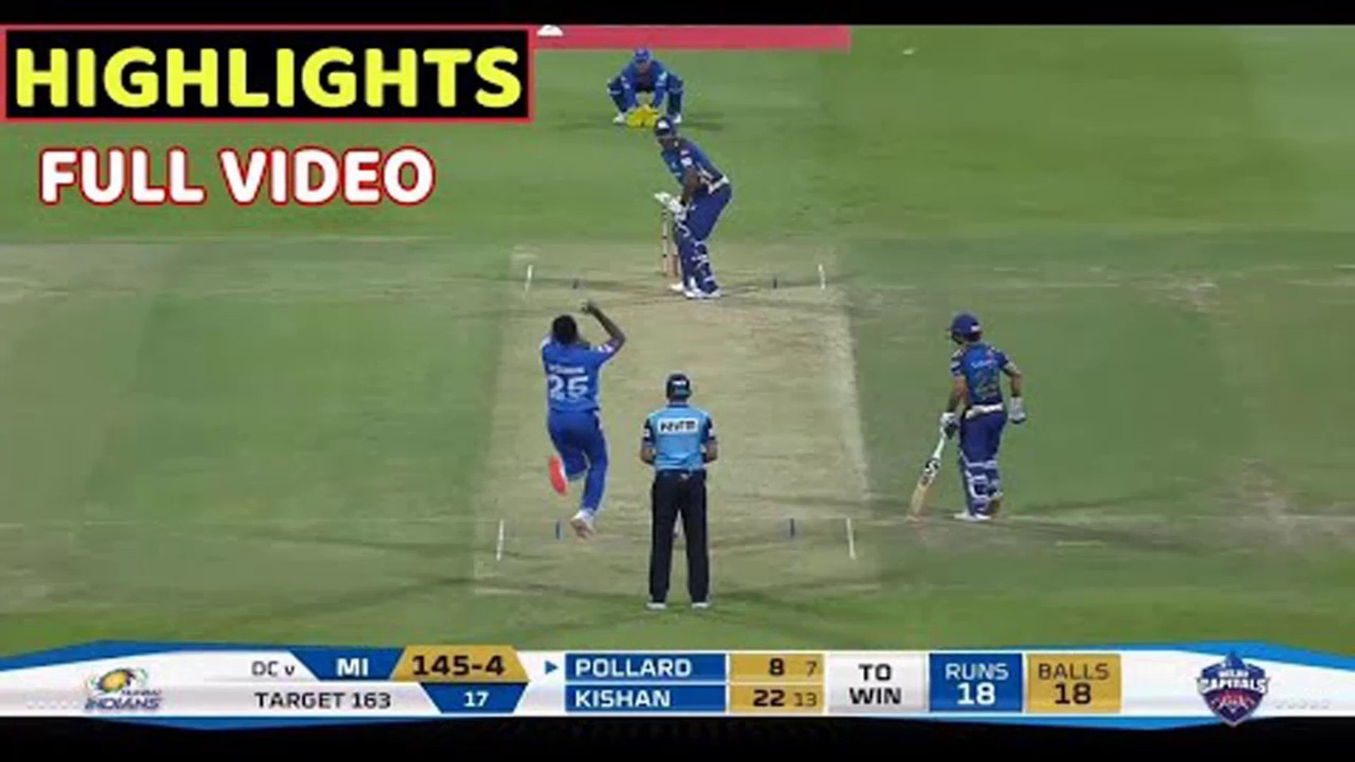 ⁣Mumbai indians vs Delhi capital 27th IPL 2020 Full Highlights • MI VS DC HIGHLIGHTS