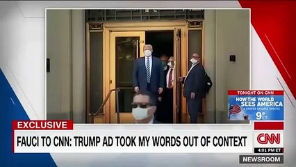 Trump'ın seçim kampanyasına Fauci montajı