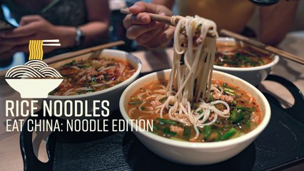 How 18 Tons of Rice Noodles Are Made - Eat China (S2E10)