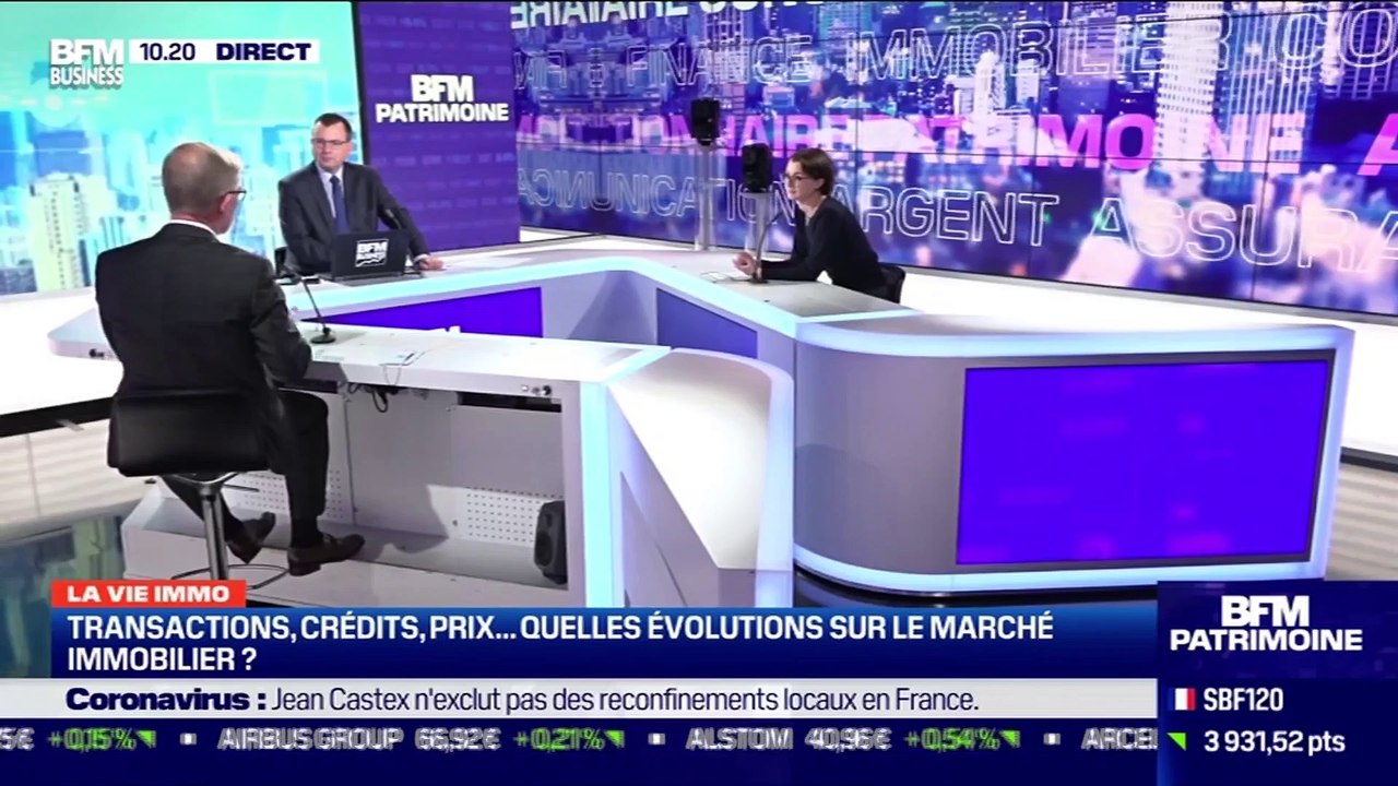 Sylvain Lefevre (Centrale de Financement) : Transactions, crédits, prix...quelles évolutions sur le marché immobilier ? - 12/10
