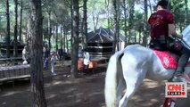 Atlı polislerden Aydos Ormanı’nda denetim | Video