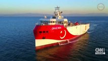 Son dakika haberi: Oruç Reis gemisi Doğu Akdeniz'de 22 Ekim'e kadar çalışacak | Video