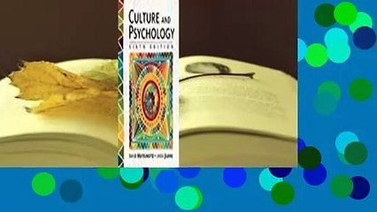 Culture and Psychology  Best Sellers Rank : #2