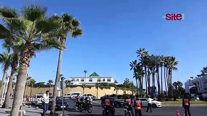 حشود غفيرة لجماهير الرجاء تحل بعين الذئاب والأمن يتدخل لتفريقها
