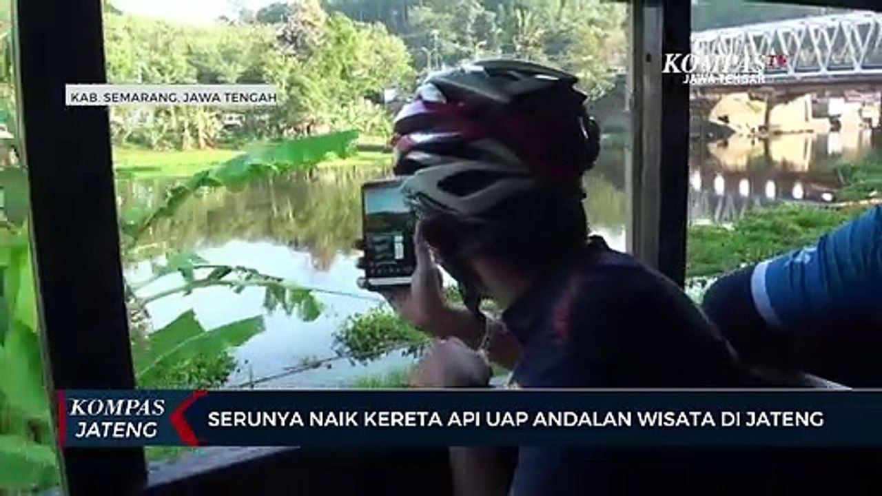 Serunya Naik Kereta Api Uap Andalan Wisata di Jawa Tengah