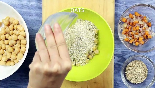 HOW TO MAKE CHICKPEA BURGER - Vegan Burgers Recipes x 2