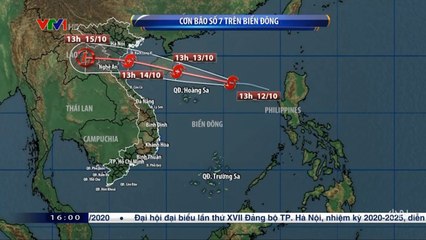 Tin Khẩn Cấp Bão Số 7 - Thời Sự VTV1 16h Hôm Nay 12.10.2020 - Tin mới nhất dịch Covid 19