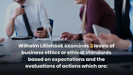 Wilhelm Lilliehook | Aims of Business Ethics