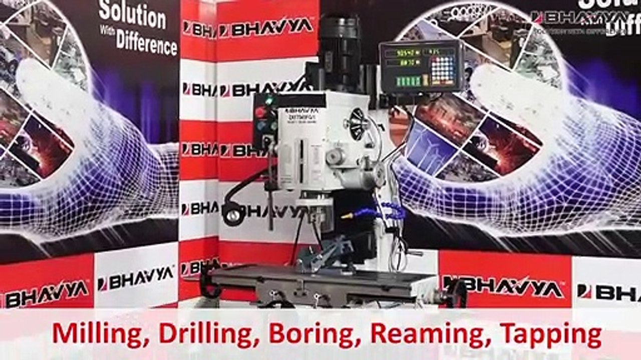 Drilling, Milling & Tapping Machine (Model -ZAY7045FG_1) - Bhavya Machine Tools