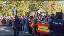 Abucheos y gritos contra el gobierno de Sánchez durante el desfile del 12-O