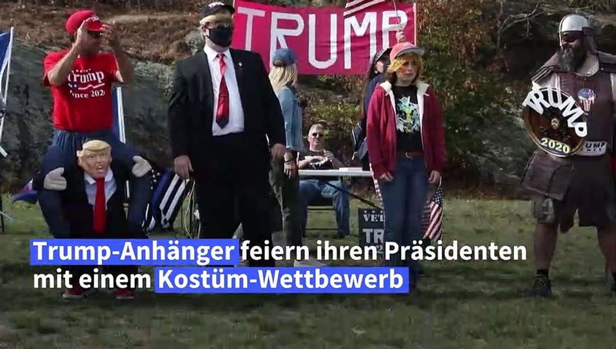 "Trumptober Fest": Kostüm-Spektakel im US-Wahlkampf