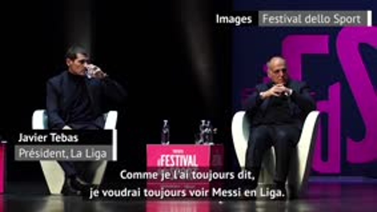 Barcelone - Tebas: "Un départ de Messi n'aurait pas été une bonne idée"