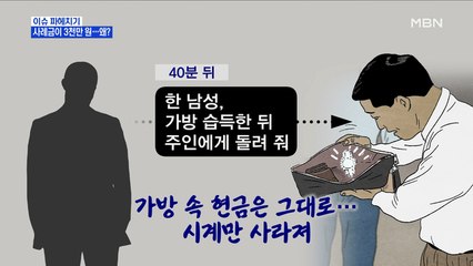 MBN 뉴스파이터-도난 시계 사례금이 3천만 원…왜?