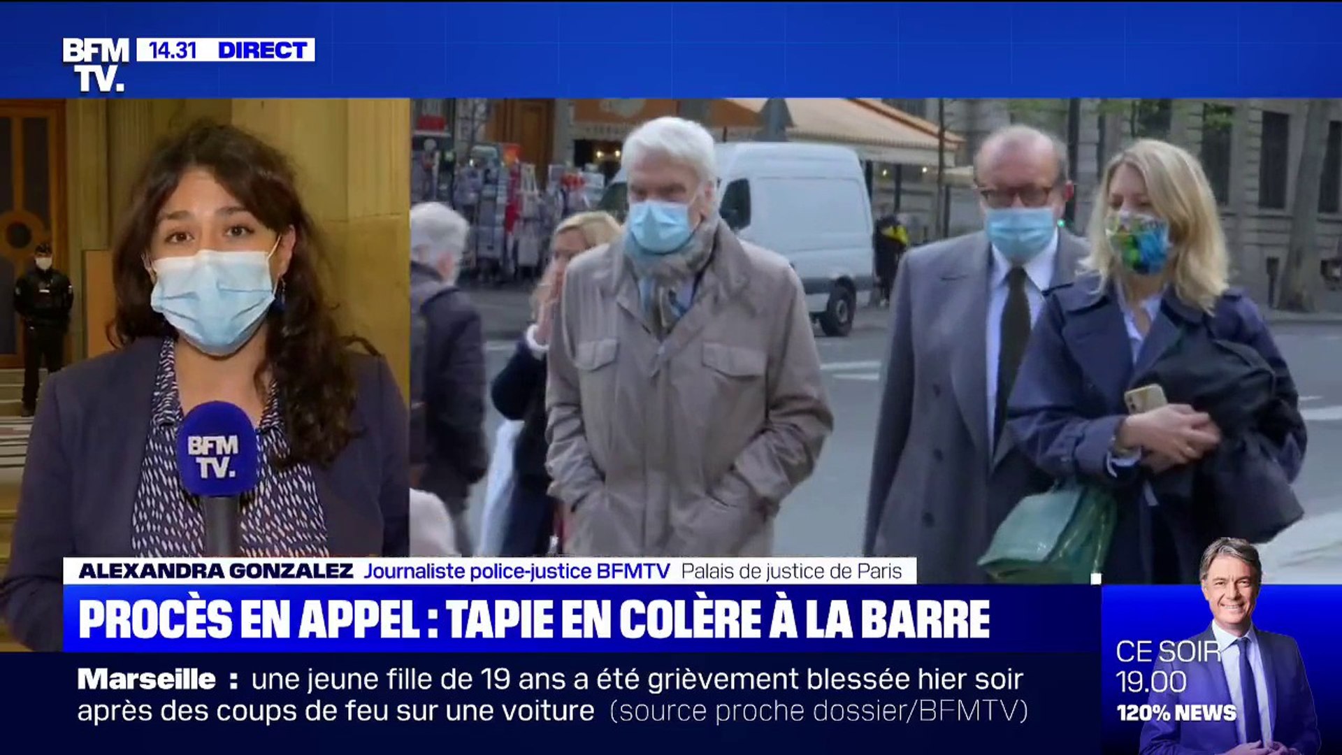 Affaire de l'arbitrage: le coup de colère de Bernard Tapie lors du procès  en appel - Vidéo Dailymotion