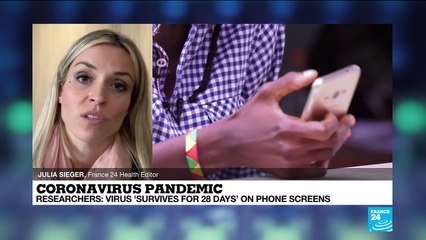 Coronavirus pandemic: Virus 'survives for 28 days' on phone screens, Australian study finds