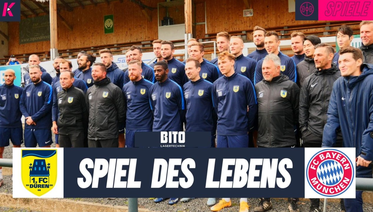 „So bereitet sich Fünftligist 1. FC Düren auf den FC Bayern vor - Präsentiert von BITO-Lagertechnik'