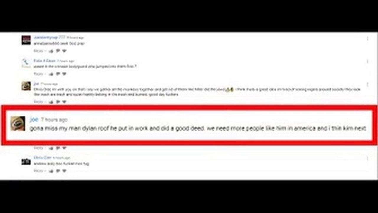 The worst racist comment I've ever seen on YouTube
