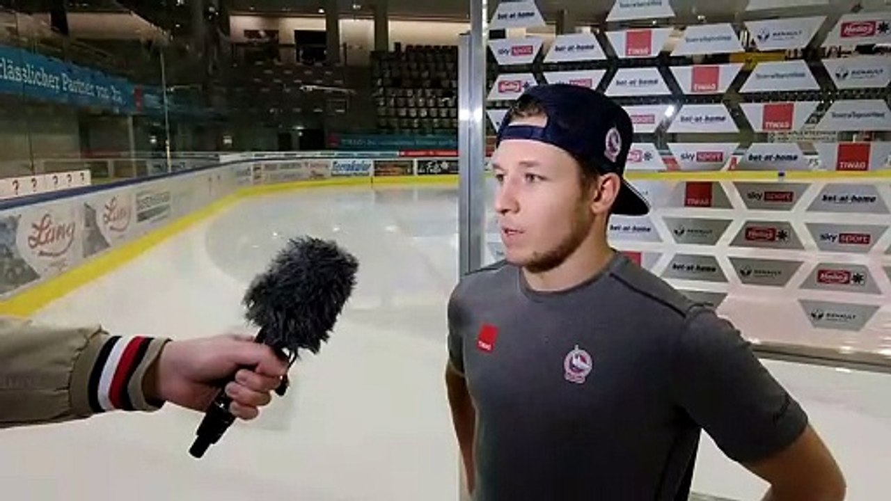 Christian Jennes nach dem Spiel gegen die Caps