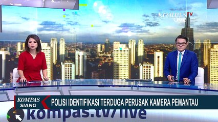 Terekam CCTV! Polisi Identifikasi Pria Berjaket Hitam yang Diduga Rusak Kamera Pemantau