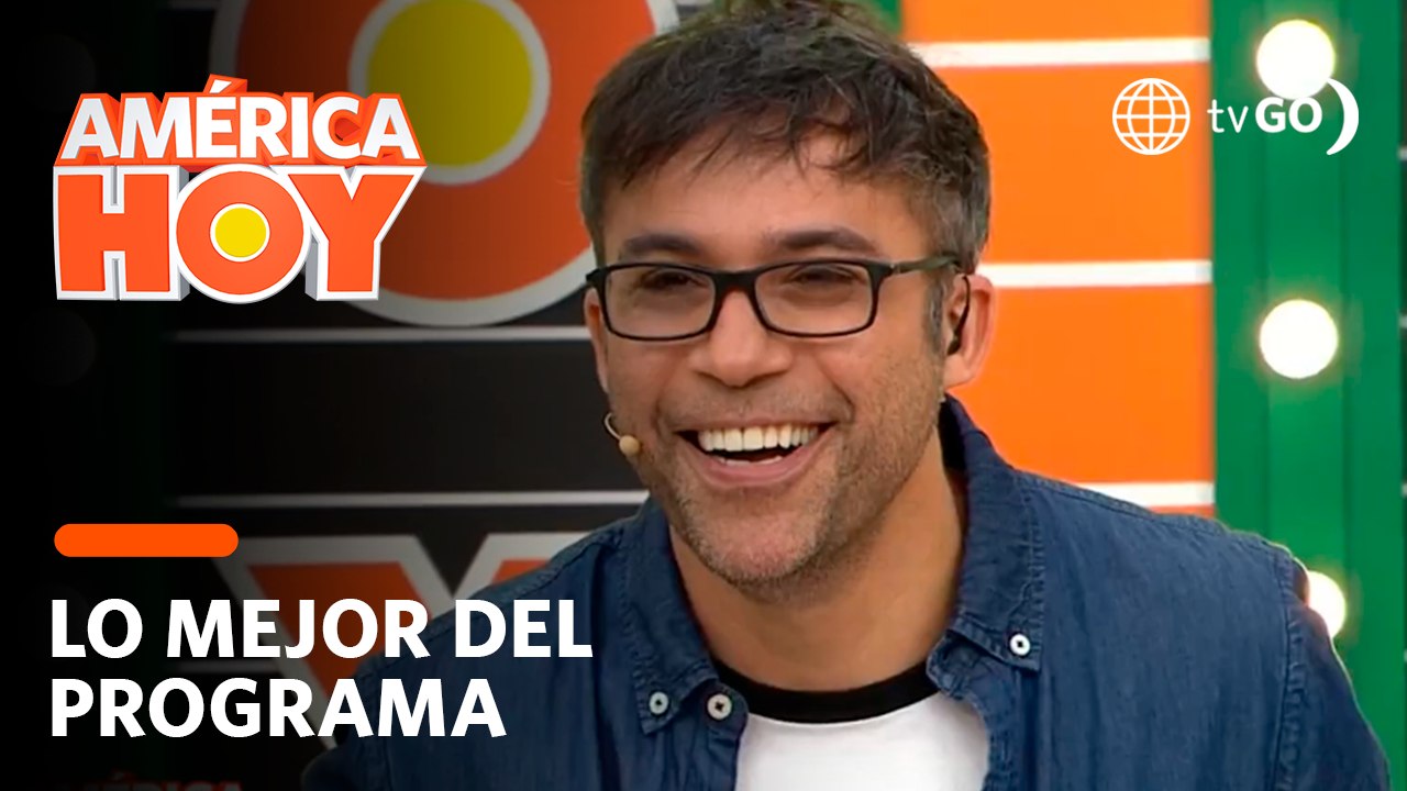 América Hoy: Renzo Schuller recibió inesperada sorpresa de cumpleaños de su esposa en vivo