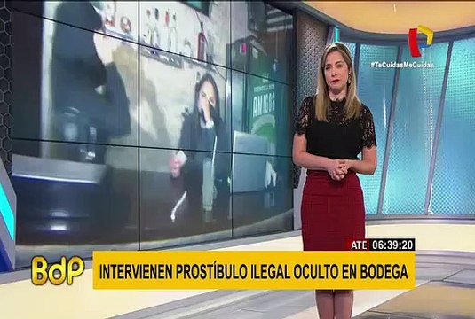 Intervienen bodega que funcionaba como prostíbulo clandestino
