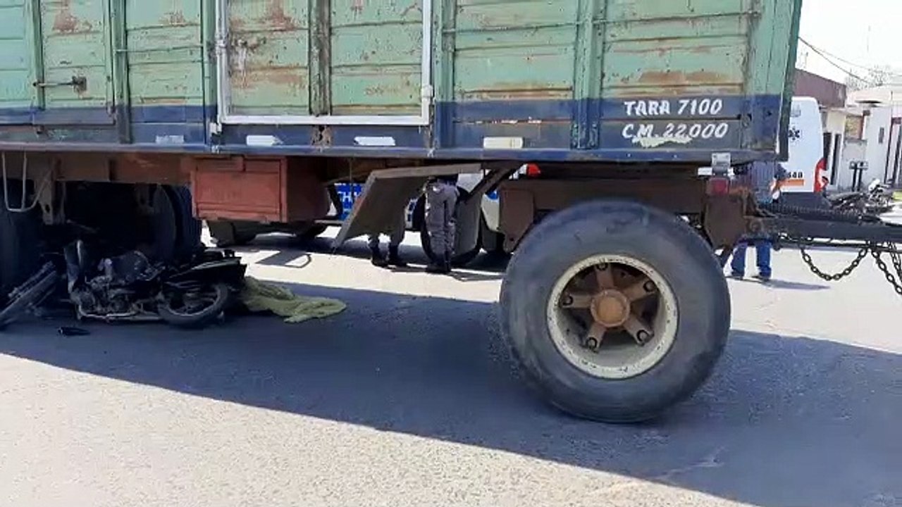 Accidente fatal en Alberdi y Marconi