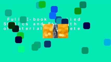 Full E-book  Applied Statics and Strength of Materials Complete