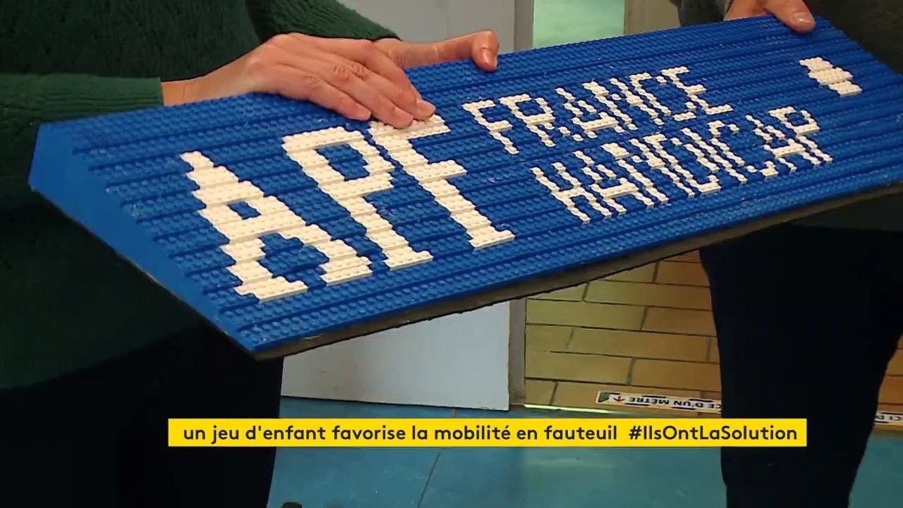 Handicap : ils fabriquent des rampes d'accès en Lego pour les personnes en fauteuil roulant