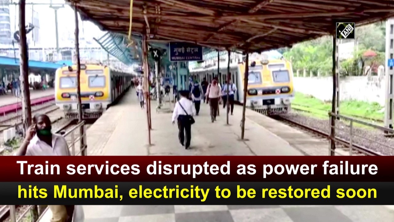 Train services disrupted as power failure hits...