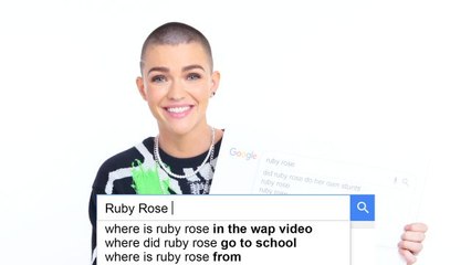 Ruby Rose Answers the Web's Most Searched Questions