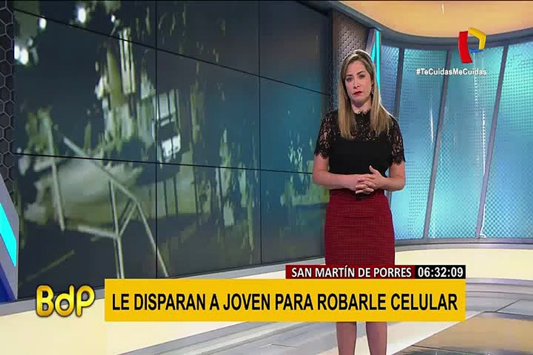 Hampones disparan y roban celular a joven en la puerta de su casa en SMP