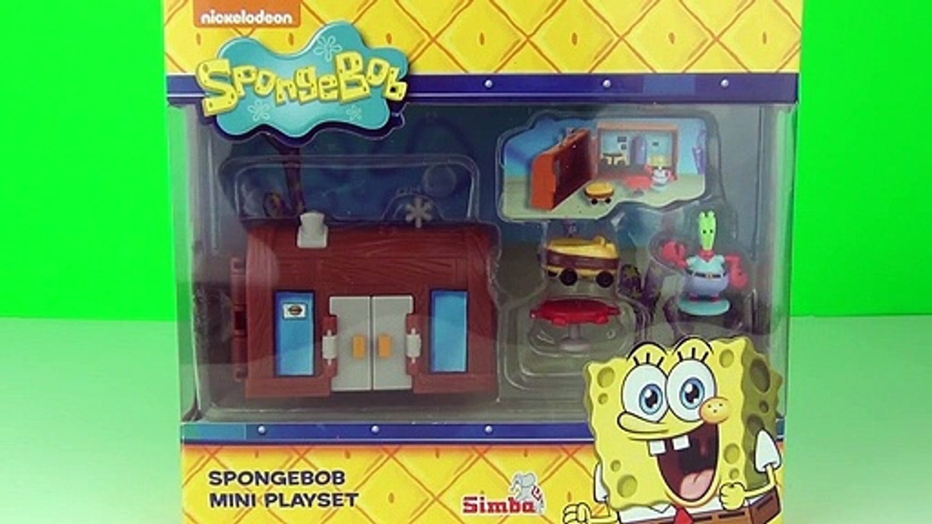 spongebob mini playset